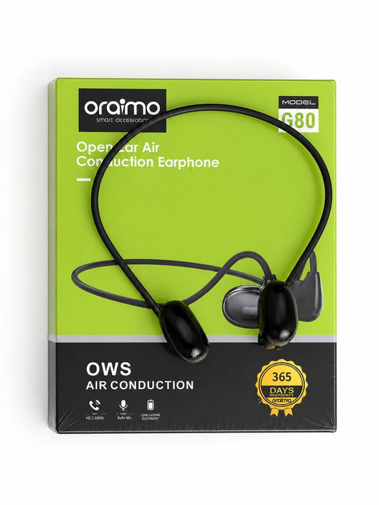 Oriamo Pro Air Bone Clip Wireless Neckband Earphone Touch Control Earbud